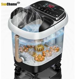 Foot Care Bath Automatic Feet Soaking Electric Massage Constant Temperature FootSpa Tub Heate Adult Home FIREAGLE 231202