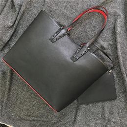 Women Shopping Bags New designer handbags totes composite handbag famous genuine leather purse Big shoulder bags Black White Brown313W