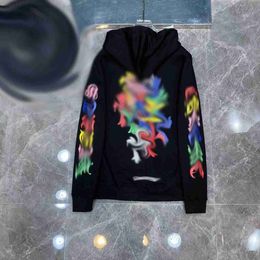 Mens Jacket Hoodies Hoodie Designer Woman Ch Long Sleeve Sweatshirts Horseshoes Pullover Warm Winter Zip Up 23GV