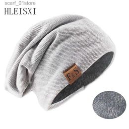 Beanie/Skull Caps Fashion Bonnet Hat For Men And Women Autumn Knitted Solid Colour Skullies Beanies Spring Casual Soft Tuan Hats Hip Hop BeanieL231202