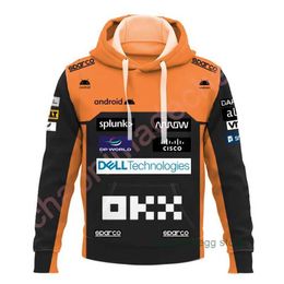 Men's Hoodies 2023/2024 New F1 Formula One Racing Team Sweatshirts Spring and Autumn 3d Print Ln4 Extreme Sports Street Leisure Pullover 8pcc