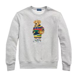 PLEIN BEAR Brand Men's Hoodies & Sweatshirts Warm Thick Sweatshirt Hip-Hop Loose Characteristic Pullover Teddy Bear Luxury Men's Hoodie 9137