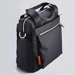 Storage Bags Men's Shoulder Waterproof Wear-resistant Multi-function Large-capacity Vertical Simple Business Outdoor Casual Handba