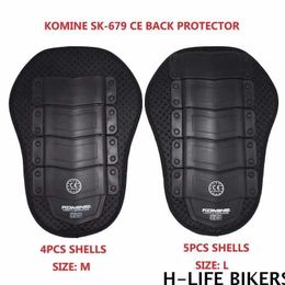 Motorcycle Armour Komine SK-679 CE Back Protector motorcycle racing suit puncture-proof shell built-in back support Komine jacket back protection