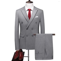 Men's Suits 2023 Winter Foreign Trade Main Push Men Plus Size Two-Piece Suit