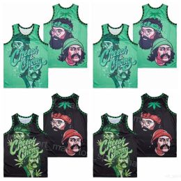 Movie Basketball CHEECH AND CHONG Jerseys BROCCOLI CITY 1980 High School College for Sport Fans Breathable Ed Pure Cotton Team Green B
