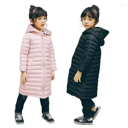 Jackets Autumn Winter Outerwear Jacket For Boys Girls Clothes Cotton-Padded Hooded Kids Coat Children Clothing Parkas Soft Thin Overall