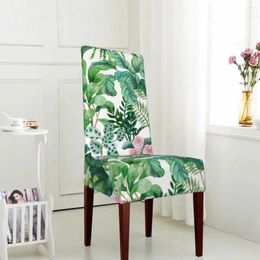 Chair Covers 1 Solid Color Printed Cover Stretchable For Wedding Restaurant Office Banquet Room Recliner Table Seat Cushion