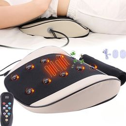 Massaging Neck Pillowws Electric Heating Neck Cervical Massage Pillow Muscle Relax Chiropractic Waist Back Massager Shoulder Massage Wedge Pillow 231201