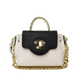 Fashion new big chain handbag matching temperament big chain shoulder bag crossbody bag 27*10*17