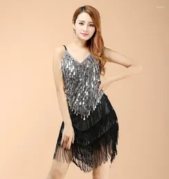 Stage Wear Arrivals Sexy Fringe Latin Dance Dress For Girls