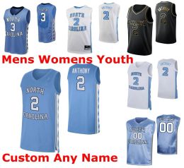 NCAA North Carolina Tar Heels Jeremiah Francis Jersey Harris 42 Brandon Huffman 55 Christian Keeling Maglie da basket Uomo personalizzato