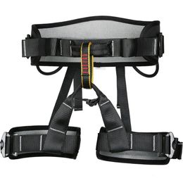 Climbing Harnesses Adjustable Waist Climbing Harness Half Body Harnesses for Fire Rescuing Caving Rock Climbing Rappelling Tree Protect 231201