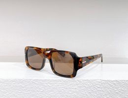 Square Sunglasses 1035 Havana Brown Lens Women Sunnies Gafas de sol Designer Sunglasses Shades Occhiali da sole UV400 Protection Eyewear
