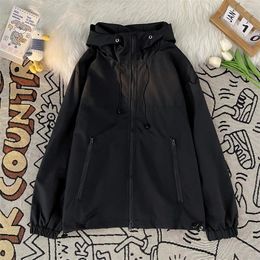 Men's Jackets Spring Autumn Workwear Hooded American Causal Loose High Street Outdoors Functional Jacket Men Tops Male Clothes