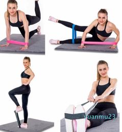 5Pcslot Yoga Resistance Rubber Bands Fitness Gym Workout Training Equipment mm Pilates Elastic For ZZ