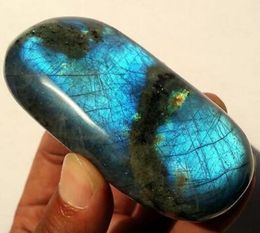 Natural Labradorite Crystal Rough Polished Madagascar01231342340