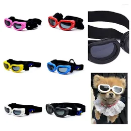 Dog Apparel Pet Sunglasses Colourful Waterproof Wear Protection Adjustable Strap Anti-Fog Goggles Small Windshield Windproof