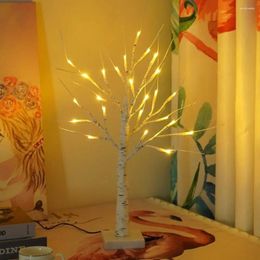 Table Lamps Christmas 24/144 Leds Birch Tree Light Glowing Branch Night LED Lights Home Decoration Lamp Party Favour Gifts Ornament