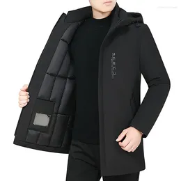 Men's Jackets 2023 Winter Hoodies Cotton Blend Waterproof Outwear Male Casual Warm Overcoat Windbreaker Thicken Man Clothing