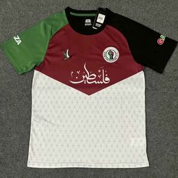 2023 2024 Palestino Deportivo Soccer Jerseys free Palestine JIMENEZ BENITEZ CORTES Black Centre Stripe Football Shirt War Justice March PRE TRAINING SHIRT