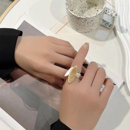 Cluster Rings Punk Rhombus Shape Open Finger Ring For Women Fashion Personality Jewellery Gifts