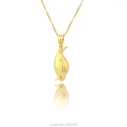 Pendant Necklaces Adixyn Gift Penguin Animal Pendants Gold Color Necklace For Women Men Unisex Chain Jewelry