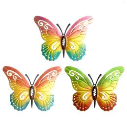 Garden Decorations Butterfly Wall Decors Sculptures For Outdoor Indoor Yard Porch