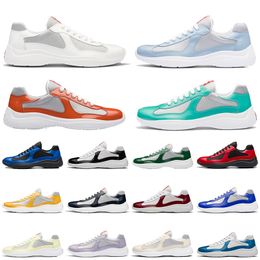 2024 Designer Top 1:1 Americas Cup Causal Shoe Rubber Sole Outdoor America Sneakers Low Top Fashion Luxury Patent Leather Trainers Womens Mens Running Shoes OG Size 46