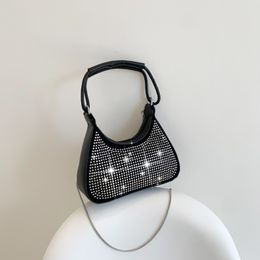Popular handbag fashion rhinestone shoulder bag Personalised ins chain crossbody bag 2023 new CCJ3034
