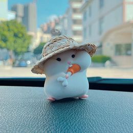 Blind box Clark the Hamster Foodie Blind Box Toy Mystery Box Figure Kawaii Model Children's Birthday Gift Free 1pcs Small Straw Hat 231201