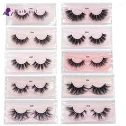 False Eyelashes Design 3 D Series 10 Style 1 Pairs 3D01-3D25 Real Mink Thick Fake Handmade Lashes Makeup Extension