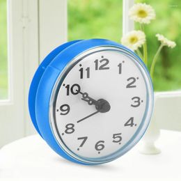 Wall Clocks Waterproof Suction Window Mirror Bath Shower Clock Bathroom Accessories