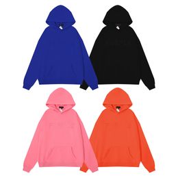 men hoody purple hoodie pullover warm sweater letter printed long sleeve hooded sweatshirts mens Autumn and winter casual women Tops clothing size S-XL