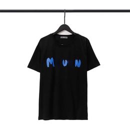 mens Designers T-shirt Black white pink loose hip hop printed letters using double strands tight double yarn cotton soft and women with the same Casual shirts t shirt