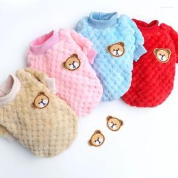 Dog Apparel Pet Clothes Pets Costume Warm Coat Sweater For Small Dogs Puppy Cats Yorkshire Winter Soft Fleece Hoodies