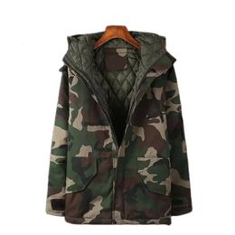Men's Jackets est Winter Thicken Camouflage Parkas Cotton padded Hooded Warm Military Tactical Windbreak Jacket Ropa Hombre 231202