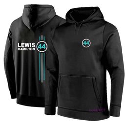 Mens Hoodies 2023/2024 New F1 Formula One Racing Team Sweatshirts Driver Lewis Hamilton Digital 44 Print Spring Autumn Men Shirt Cotton Solid Color Pullover Swe Fzoz