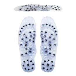 Foot Care Magnetic Therapy Insoles Enhanced Upgrade 68 Magnets Advanced Acupressure Shoe Pads Massage Slimming Unisex 231202