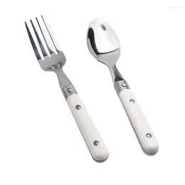 Dinnerware Sets Dinner Set Cartoon Direct Contact With Not Easy To Rust Feel Outstanding Clean Childrens Dessert Spoon And Fork