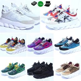 Italy designer shoes reflective height reaction sneakers triple white black multi-color suede bluette gold pink beige grey mens womens luxury casual trainer s