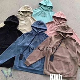 Embroidery Kith Hoodie Designer Sweatshirts Essent Men Women Box Hooded Sweatshirt Quality Inside Tag 664