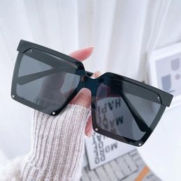 Sunglasses Fashion Style For Women Korean Square Shape Anti-glare Woman Sun Glasses Travelling Holiday Outdoor Girls Glass