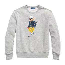 PLEIN BEAR Brand Men's Hoodies & Sweatshirts Warm Thick Sweatshirt Hip-Hop Loose Characteristic Pullover Teddy Bear Luxury Men's Hoodie 9140