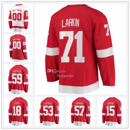 Dylan Larkin 71 Hockey Jerseys Red Wings Moritz Seider 53 Gordie Howe 9 Brendan Shanahan 14 Lucas Raymond 23 Chris Chelios 24 Bertuzzi home