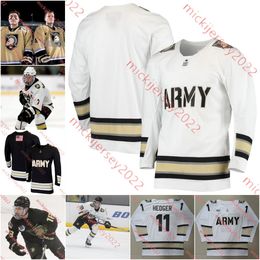 Army Black Knights Hockey Jersey Mac Gadowsky Easton Zueger Jon Bell Pierce Patterson Nik Hong Jake Hewitt Mens Youth Custom Stitched Army Jerseys