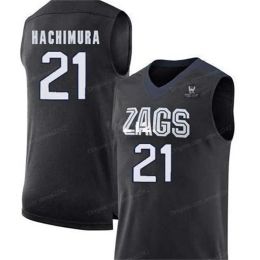 Nikivip Custom Retro Rui Hachimura #21 College Basketball Jersey Men's Ed Black Any Size 2XS-5XL Name or Number