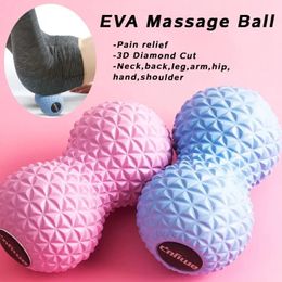 Other Massage Items SunnyFit Peanut Massage Ball EVA Roller Lacrosse Ball High Quality Yoga Pilates Muscle Pain Relief 231201