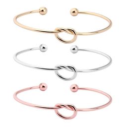 girl Bracelet Simple Cuff Open Bangles 3 Colours Bridesmaid Adjustable Bangle For Women Party Wedding DIY Jewellery Christmas g245V