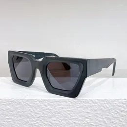 Occhiali da sole Matte Maske F3 Germania Designer Classico Nero Uomo e donna Occhiali grandi quadrati da esterno in acetato spesso Uv400